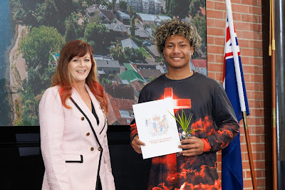 Photo from the HCC NZ Citizenship Ceremony held at The Atrium, Wintec/Te Pukenga, Hamilton, Waikato, New Zealand on Monday, 6 May, 2024. Photo: Mike Walen / KeyImagery Photography. Copyright: © Hamilton City Council.