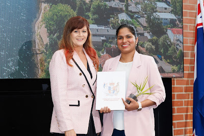 Photo from the HCC NZ Citizenship Ceremony held at The Atrium, Wintec/Te Pukenga, Hamilton, Waikato, New Zealand on Monday, 6 May, 2024. Photo: Mike Walen / KeyImagery Photography. Copyright: © Hamilton City Council.