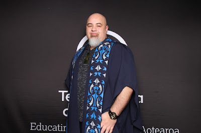Photo from the TWoA Tāmaki Makaurau 2023 Graduations (Ceremony 5 @ 3pm), held at the Due Drop Events Centre, Manukau, Auckland, New Zealand on Thursday, 8 June, 2023. Photo: InstaBooth by KeyImagery Photography. Copyright: © Te Wānanga o Aotearoa.
