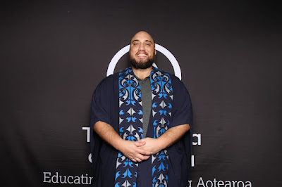 Photo from the TWoA Tāmaki Makaurau 2023 Graduations (Ceremony 5 @ 3pm), held at the Due Drop Events Centre, Manukau, Auckland, New Zealand on Thursday, 8 June, 2023. Photo: InstaBooth by KeyImagery Photography. Copyright: © Te Wānanga o Aotearoa.