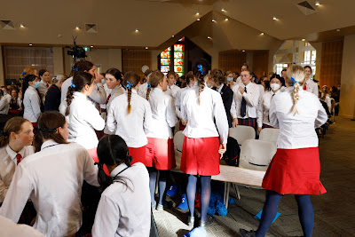 Photo from Waikato Diocesan House Singing 2022, held at Waikato Diocesan, Hamilton, New Zealand on Friday, 2 July, 2022. Photo: Mike Walen / KeyImagery Photography. Copyright: © Waikato Diocesan School for Girls.