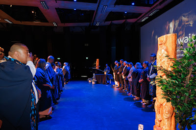 Photo from Ceremony 1 of the TWoA Tāmaki Makaurau 2025 Graduations (March 2025) held at the Mangere Arts Centre in Auckland, New Zealand on Wednesday, 12 March, 2025. Photo by Mike Walen / KeyImagery Photography. Copyright: © 2025 Te Wānanga o Aotearoa.