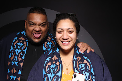 Booth photo from the TWoA Tainui 2019 Graduations (Ceremony 3),  held at Hamilton Boys' High School, Hamilton, New Zealand. Taken: Thursday 18 April 2019. Photo: InstaBooth / KeyImagery Photography. Copyright: © Te Wānanga o Aotearoa.