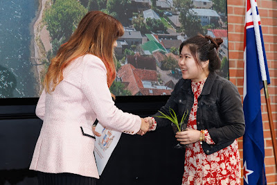 Photo from the HCC NZ Citizenship Ceremony held at The Atrium, Wintec/Te Pukenga, Hamilton, Waikato, New Zealand on Monday, 6 May, 2024. Photo: Mike Walen / KeyImagery Photography. Copyright: © Hamilton City Council.