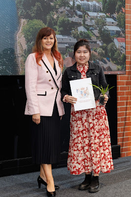 Photo from the HCC NZ Citizenship Ceremony held at The Atrium, Wintec/Te Pukenga, Hamilton, Waikato, New Zealand on Monday, 6 May, 2024. Photo: Mike Walen / KeyImagery Photography. Copyright: © Hamilton City Council.