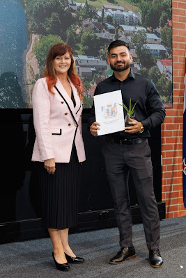 Photo from the HCC NZ Citizenship Ceremony held at The Atrium, Wintec/Te Pukenga, Hamilton, Waikato, New Zealand on Monday, 6 May, 2024. Photo: Mike Walen / KeyImagery Photography. Copyright: © Hamilton City Council.