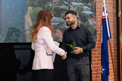 Photo from the HCC NZ Citizenship Ceremony held at The Atrium, Wintec/Te Pukenga, Hamilton, Waikato, New Zealand on Monday, 6 May, 2024. Photo: Mike Walen / KeyImagery Photography. Copyright: © Hamilton City Council.