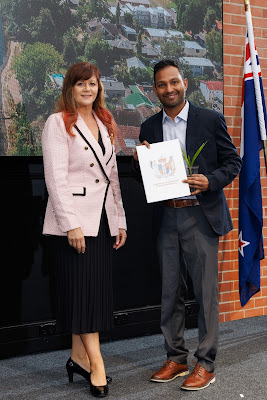 Photo from the HCC NZ Citizenship Ceremony held at The Atrium, Wintec/Te Pukenga, Hamilton, Waikato, New Zealand on Monday, 6 May, 2024. Photo: Mike Walen / KeyImagery Photography. Copyright: © Hamilton City Council.