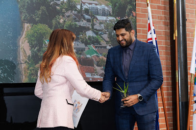 Photo from the HCC NZ Citizenship Ceremony held at The Atrium, Wintec/Te Pukenga, Hamilton, Waikato, New Zealand on Monday, 6 May, 2024. Photo: Mike Walen / KeyImagery Photography. Copyright: © Hamilton City Council.