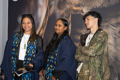 Photo from the TWoA Whirikoka 2024 Graduation (Gisborne), held at the War Memorial Theatre, Gisborne, East Coast, New Zealand on Wednesday, 16 April, 2025. Photo by Alick Saunders for KeyImagery Photography. Copyright: © 2025 Te Wānanga o Aotearoa.