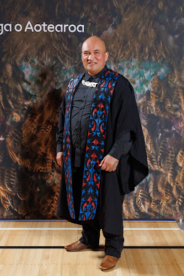 Studio photo from the TWoA Tainui 2023 Graduations (Ceremony 2 - Wednesday Afternoon), held at Hamilton Boys High School, Hamilton, Waikato, New Zealand on Wednesday, 19 April 2023. Photo: Mike Walen / KeyImagery Photography. Copyright: © Te Wananga o Aotearoa.