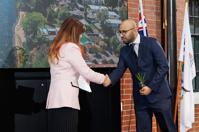 Photo from the HCC NZ Citizenship Ceremony held at The Atrium, Wintec/Te Pukenga, Hamilton, Waikato, New Zealand on Monday, 6 May, 2024. Photo: Mike Walen / KeyImagery Photography. Copyright: © Hamilton City Council.