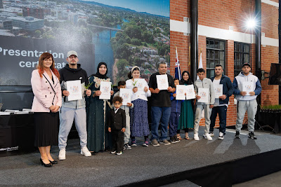 Photo from the HCC NZ Citizenship Ceremony held at The Atrium, Wintec/Te Pukenga, Hamilton, Waikato, New Zealand on Monday, 6 May, 2024. Photo: Mike Walen / KeyImagery Photography. Copyright: © Hamilton City Council.