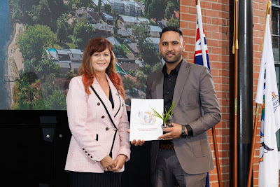 Photo from the HCC NZ Citizenship Ceremony held at The Atrium, Wintec/Te Pukenga, Hamilton, Waikato, New Zealand on Monday, 6 May, 2024. Photo: Mike Walen / KeyImagery Photography. Copyright: © Hamilton City Council.
