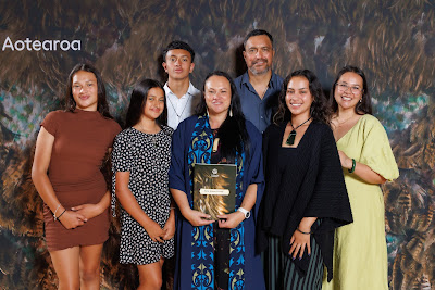 Studio photo from the TWoA Tainui 2023 Graduations (Ceremony 2 - Wednesday Afternoon), held at Hamilton Boys High School, Hamilton, Waikato, New Zealand on Wednesday, 19 April 2023. Photo: Mike Walen / KeyImagery Photography. Copyright: © Te Wananga o Aotearoa.