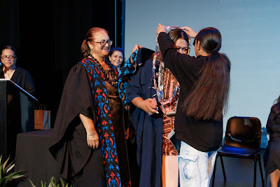 Photo from Ceremony 1 of the TWoA Tāmaki Makaurau 2025 Graduations (March 2025) held at the Mangere Arts Centre in Auckland, New Zealand on Wednesday, 12 March, 2025. Photo by Mike Walen / KeyImagery Photography. Copyright: © 2025 Te Wānanga o Aotearoa.