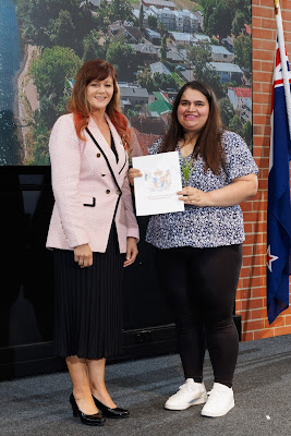 Photo from the HCC NZ Citizenship Ceremony held at The Atrium, Wintec/Te Pukenga, Hamilton, Waikato, New Zealand on Monday, 6 May, 2024. Photo: Mike Walen / KeyImagery Photography. Copyright: © Hamilton City Council.
