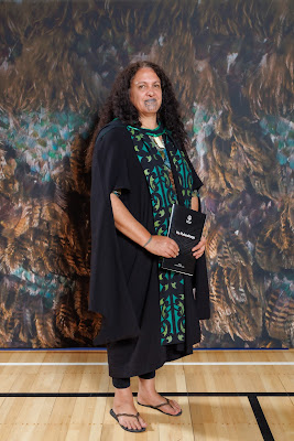Studio photo from the TWoA Tainui 2023 Graduations (Ceremony 2 - Wednesday Afternoon), held at Hamilton Boys High School, Hamilton, Waikato, New Zealand on Wednesday, 19 April 2023. Photo: Mike Walen / KeyImagery Photography. Copyright: © Te Wananga o Aotearoa.