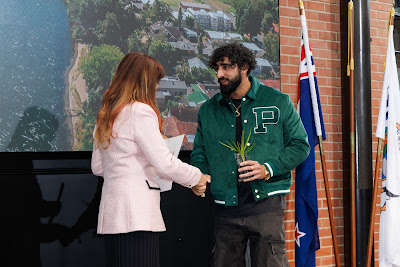 Photo from the HCC NZ Citizenship Ceremony held at The Atrium, Wintec/Te Pukenga, Hamilton, Waikato, New Zealand on Monday, 6 May, 2024. Photo: Mike Walen / KeyImagery Photography. Copyright: © Hamilton City Council.