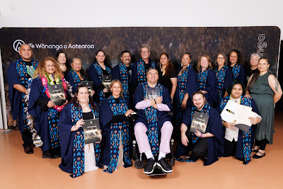 Photo from Ceremony 1 of the TWoA Tāmaki Makaurau 2025 Graduations (May 2025) held at the Mangere Arts Centre in Auckland, New Zealand on Monday, 26 May, 2025. Photo by Mike Walen / KeyImagery Photography. Copyright: © 2025 Te Wānanga o Aotearoa.