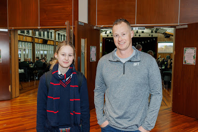 Photo from the 2022 Father/Daughter Breakfast held in the Nancy Light Hall at Waikato Diocesan in Hamilton, Waikato, New Zealand. Taken: Monday, 5 September, 2022. Photography: Mike Walen / KeyImagery Photography. Copyright: © Waikato Diocesan School for Girls.