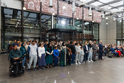 Photo from the HCC NZ Citizenship Ceremony held at The Atrium, Wintec/Te Pukenga, Hamilton, Waikato, New Zealand on Monday, 6 May, 2024. Photo: Mike Walen / KeyImagery Photography. Copyright: © Hamilton City Council.