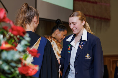 Photo from the Waikato Diocesan Senior Prize-giving 2022 held at Waikato Diocesan School for Girls, Hamilton, New Zealand, on Thursday 27 October 2022.  Photo: Mike Walen / KeyImagery Photography. Copyright: © Waikato Diocesan School for Girls.