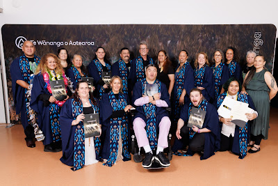 Photo from Ceremony 1 of the TWoA Tāmaki Makaurau 2025 Graduations (May 2025) held at the Mangere Arts Centre in Auckland, New Zealand on Monday, 26 May, 2025. Photo by Mike Walen / KeyImagery Photography. Copyright: © 2025 Te Wānanga o Aotearoa.