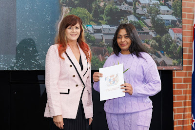Photo from the HCC NZ Citizenship Ceremony held at The Atrium, Wintec/Te Pukenga, Hamilton, Waikato, New Zealand on Monday, 6 May, 2024. Photo: Mike Walen / KeyImagery Photography. Copyright: © Hamilton City Council.