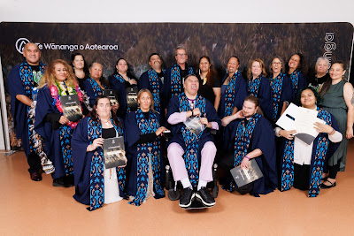 Photo from Ceremony 1 of the TWoA Tāmaki Makaurau 2025 Graduations (May 2025) held at the Mangere Arts Centre in Auckland, New Zealand on Monday, 26 May, 2025. Photo by Mike Walen / KeyImagery Photography. Copyright: © 2025 Te Wānanga o Aotearoa.