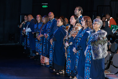 Photo from Ceremony 1 of the TWoA Tāmaki Makaurau 2025 Graduations (March 2025) held at the Mangere Arts Centre in Auckland, New Zealand on Wednesday, 12 March, 2025. Photo by Mike Walen / KeyImagery Photography. Copyright: © 2025 Te Wānanga o Aotearoa.