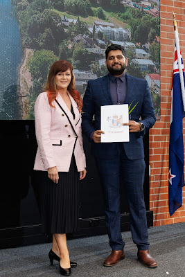 Photo from the HCC NZ Citizenship Ceremony held at The Atrium, Wintec/Te Pukenga, Hamilton, Waikato, New Zealand on Monday, 6 May, 2024. Photo: Mike Walen / KeyImagery Photography. Copyright: © Hamilton City Council.
