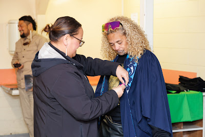 Photo from the TWoA Waiariki 2025 Graduation (Ōpōtiki), held at the De Luxe Theatre in Ōpōtiki, Bay of Plenty, New Zealand on Friday, 23 May, 2025. Photo: Mike Walen / KeyImagery Photography. Copyright: © 2025 Te Wānanga o Aotearoa.