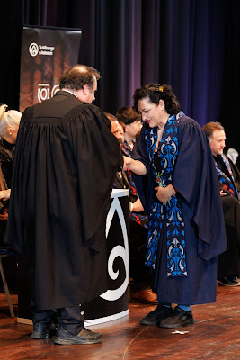 Photo from the TWoA Tāmaki Makaurau 2023 Graduations (Ceremony 2 @ 3pm), held at the Due Drop Events Centre, Manukau, Auckland, New Zealand on Wednesday, 7 June, 2023. Photo: Mike Walen / KeyImagery Photography. Copyright: © Te Wānanga o Aotearoa.