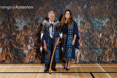 Studio photo from the TWoA Tainui 2023 Graduations (Ceremony 1 - Wednesday Morning), held at Hamilton Boys High School, Hamilton, Waikato, New Zealand on Wednesday, 19 April 2023. Photo: Mike Walen / KeyImagery Photography. Copyright: © Te Wananga o Aotearoa.