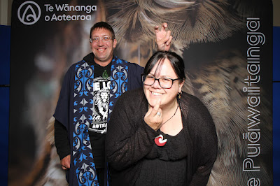 Booth photo from the TWoA Waiariki 2024 Graduations (Tauranga Moana), held at Bethlehem Baptist Church, Tauranga, Bay of Plenty, New Zealand on Friday, 3 May, 2024. Photo: InstaBooth by KeyImagery Photography. Copyright: © Te Wānanga o Aotearoa.