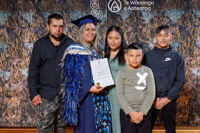 Photo from the TWoA Tainui 2019 Graduations (Ceremony 3),  held at Hamilton Boys' High School, Hamilton, New Zealand. Taken: Thursday 18 April 2019. Photo: Mike Walen / KeyImagery Photography. Copyright: © Te Wānanga o Aotearoa.