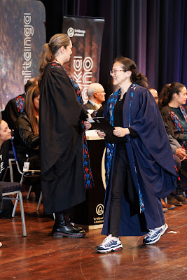 Photo from the TWoA Tāmaki Makaurau 2023 Graduations (Ceremony 2 @ 3pm), held at the Due Drop Events Centre, Manukau, Auckland, New Zealand on Wednesday, 7 June, 2023. Photo: Mike Walen / KeyImagery Photography. Copyright: © Te Wānanga o Aotearoa.