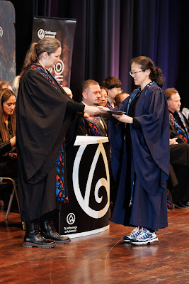 Photo from the TWoA Tāmaki Makaurau 2023 Graduations (Ceremony 2 @ 3pm), held at the Due Drop Events Centre, Manukau, Auckland, New Zealand on Wednesday, 7 June, 2023. Photo: Mike Walen / KeyImagery Photography. Copyright: © Te Wānanga o Aotearoa.