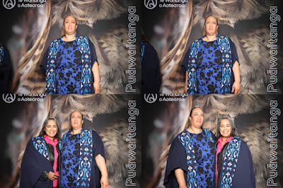 Booth photo from the TWoA Waiariki 2024 Graduations (Kawerau), held at Rautahi Marae, Kawerau, Bay of Plenty, New Zealand on Friday, 17 May, 2023. Photo: InstaBooth by KeyImagery Photography. Copyright: © Te Wānanga o Aotearoa.