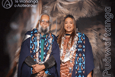 Booth photo from Ceremony 1 of the TWoA Tāmaki Makaurau 2025 Graduations (March 2025) held at the Mangere Arts Centre in Auckland, New Zealand on Wednesday, 12 March, 2025. Photo: InstaBooth by KeyImagery Photography. Copyright: © 2025 Te Wānanga o Aotearoa.
