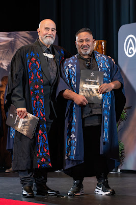 Photo from the TWoA Whirikoka 2024 Graduation (Gisborne), held at the War Memorial Theatre, Gisborne, East Coast, New Zealand on Wednesday, 16 April, 2025. Photo by Alick Saunders for KeyImagery Photography. Copyright: © 2025 Te Wānanga o Aotearoa.
