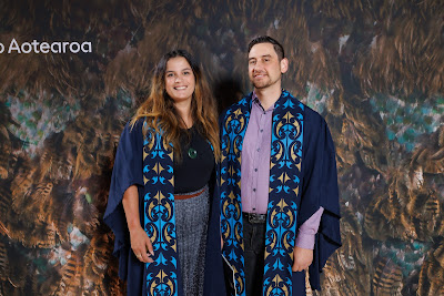 Studio photo from the TWoA Tainui 2023 Graduations (Ceremony 1 - Wednesday Morning), held at Hamilton Boys High School, Hamilton, Waikato, New Zealand on Wednesday, 19 April 2023. Photo: Mike Walen / KeyImagery Photography. Copyright: © Te Wananga o Aotearoa.