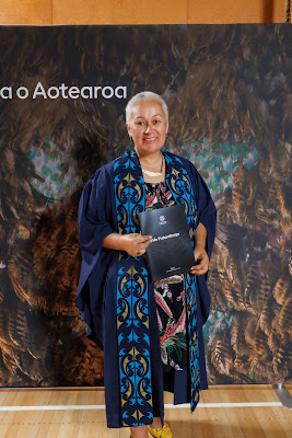 Studio photo from the TWoA Tainui 2023 Graduations (Ceremony 1 - Wednesday Morning), held at Hamilton Boys High School, Hamilton, Waikato, New Zealand on Wednesday, 19 April 2023. Photo: Mike Walen / KeyImagery Photography. Copyright: © Te Wananga o Aotearoa.