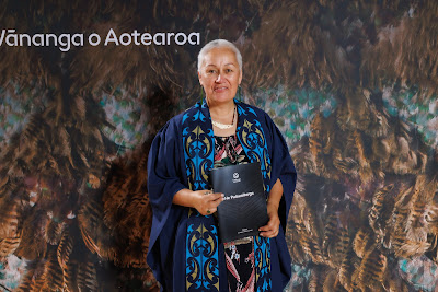 Studio photo from the TWoA Tainui 2023 Graduations (Ceremony 1 - Wednesday Morning), held at Hamilton Boys High School, Hamilton, Waikato, New Zealand on Wednesday, 19 April 2023. Photo: Mike Walen / KeyImagery Photography. Copyright: © Te Wananga o Aotearoa.