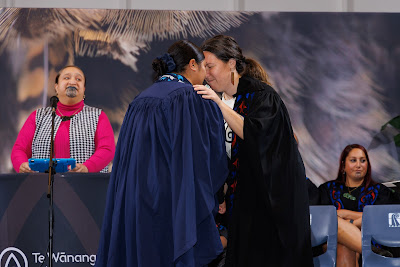 Photo from the TWoA Te Tai Tokerau (Kaikohe) 2025 Graduation held at the War Memorial Hall in Kaikohe, Northland, New Zealand on Tuesday, 15 April, 2025. Photo by Mike Walen / KeyImagery Photography. Copyright: © 2025 Te Wānanga o Aotearoa.