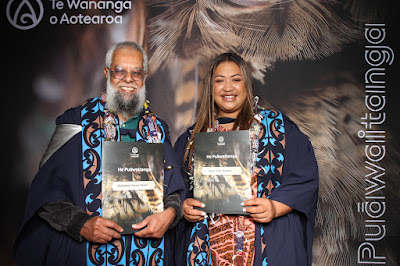 Booth photo from Ceremony 1 of the TWoA Tāmaki Makaurau 2025 Graduations (March 2025) held at the Mangere Arts Centre in Auckland, New Zealand on Wednesday, 12 March, 2025. Photo: InstaBooth by KeyImagery Photography. Copyright: © 2025 Te Wānanga o Aotearoa.