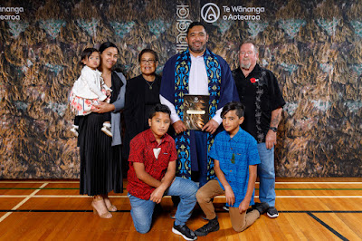 Photo from the TWoA Tainui 2019 Graduations (Ceremony 1),  held at Hamilton Boys' High School, Hamilton, New Zealand. Taken: Wednesday 17 April 2019. Photo: Mike Walen / KeyImagery Photography. Copyright: © Te Wānanga o Aotearoa.