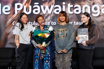 Photo from Ceremony 6 of the TWoA Tāmaki Makaurau 2025 Graduations (May 2025) held at the Mangere Arts Centre in Auckland, New Zealand on Wednesday, 28 May, 2025. Photo by Mike Walen / KeyImagery Photography. Copyright: © 2025 Te Wānanga o Aotearoa.