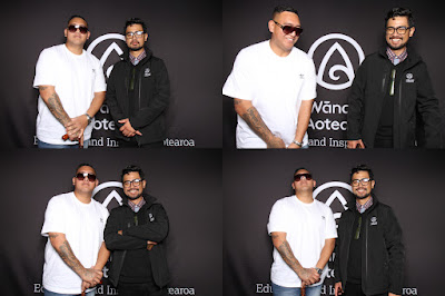 Photo from the TWoA Tāmaki Makaurau 2023 Graduations (Ceremony 5 @ 3pm), held at the Due Drop Events Centre, Manukau, Auckland, New Zealand on Thursday, 8 June, 2023. Photo: InstaBooth by KeyImagery Photography. Copyright: © Te Wānanga o Aotearoa.